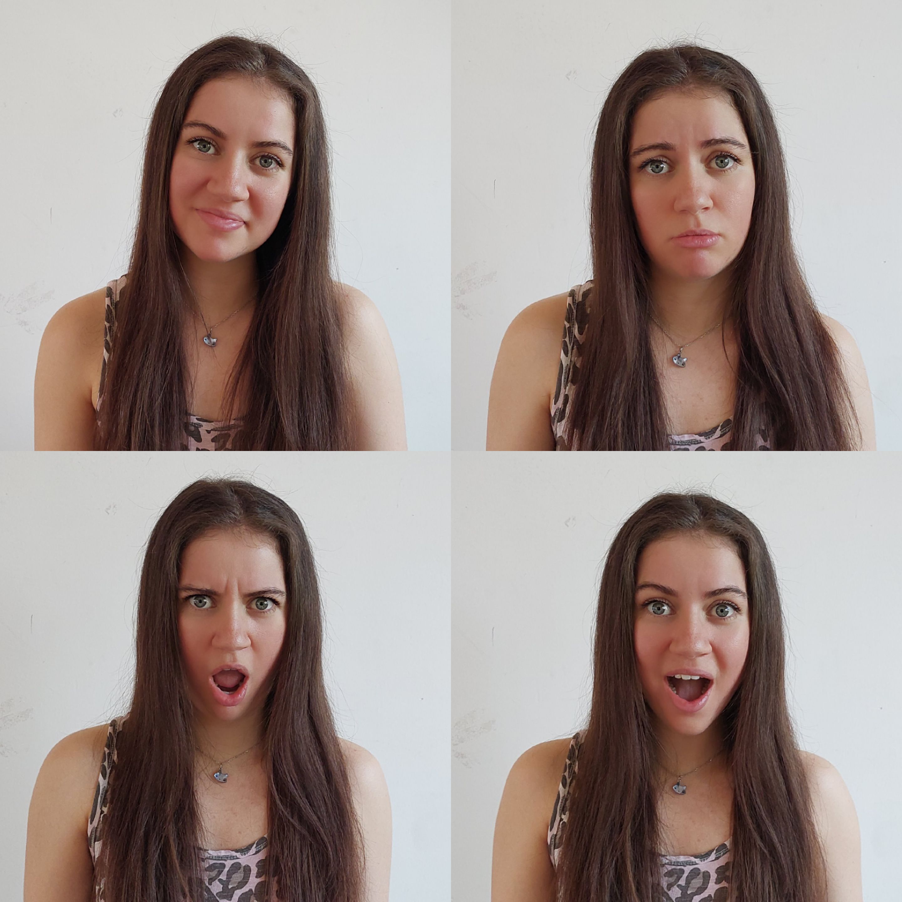 Beatriz Suellen — acting range, expression sheet